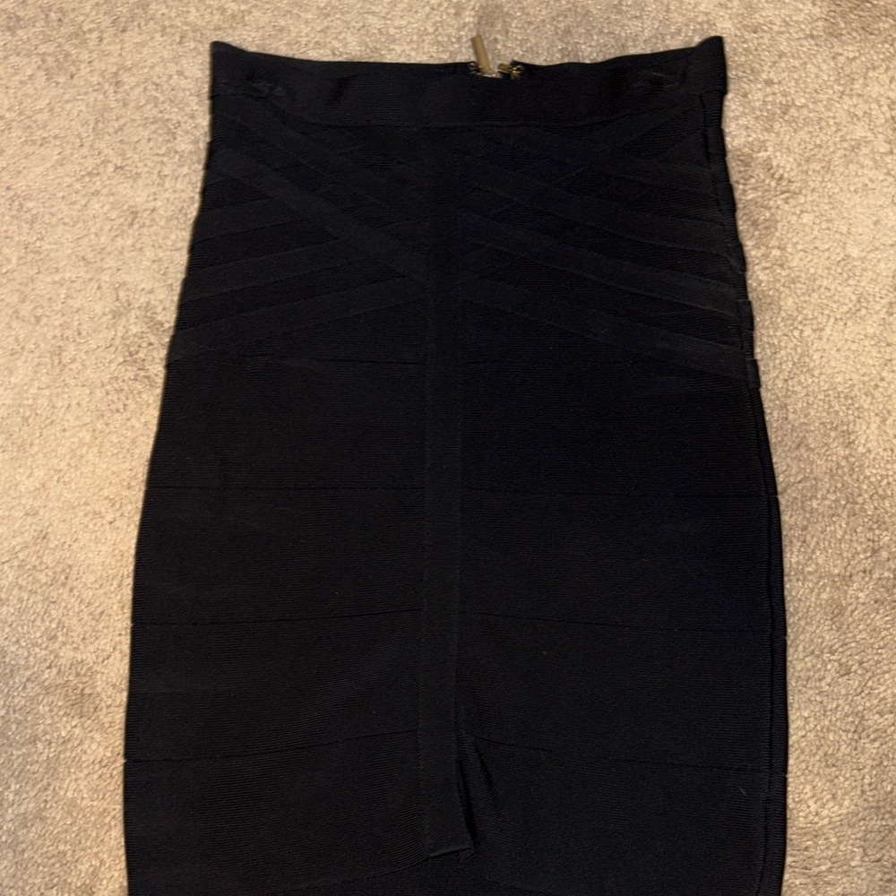 bebe Black Pencil Skirt